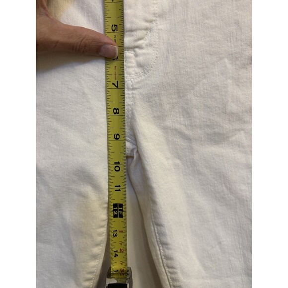 MOTHER denim the looker ankle jeans fairest of them all white ivory 26 high rise - Picture 6 of 10